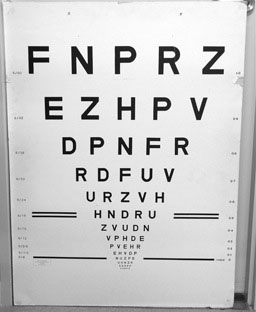 Snellen Chart 6m Printable